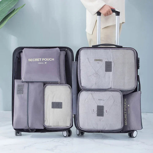 Ensemble organisateur de valise 6 sacs de rangement Petit Déclic, vue 1