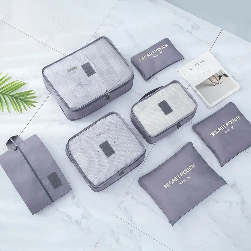 Ensemble organisateur de valise 6 sacs de rangement Petit Déclic, vue 2